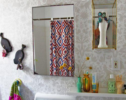 Justina Blakeney's Otomi Bathroom