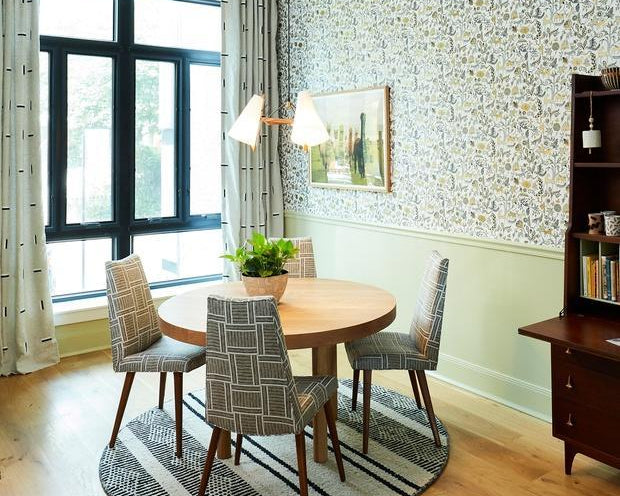 H&W Inside the 2019 Real Simple Home | modern wallpaper | Hygge & West