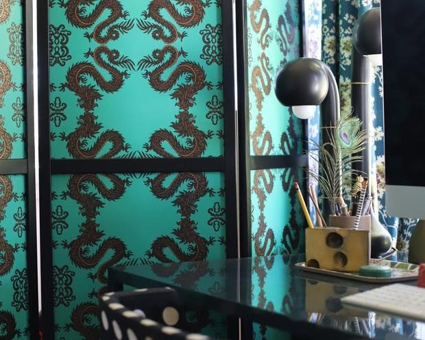 One Roll Project: Folding Room Divider