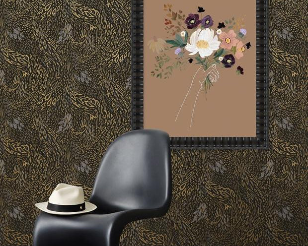 Artfully Paired | how to pair art wallpaper and art | Hygge & West