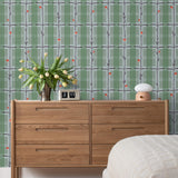 Sweet Pea Plaid Wallpaper