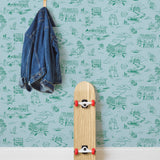 Hill Valley Toile Wallpaper