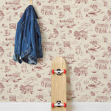 Hill Valley Toile Wallpaper