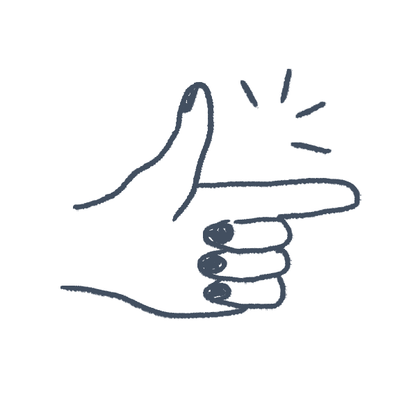 Light Hand Snipping Fingers Illustration
