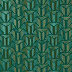 Palma (Green) featuring deep green background with gold geometric pattern