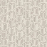 Palma (Sand) wallpaper featuring light tan background with taupe gray geometric pattern
